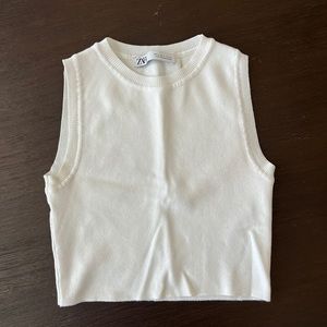 ZARA Sweater Crop Top